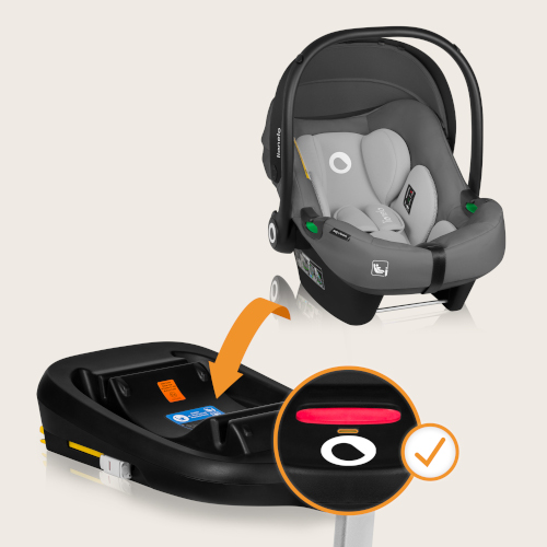 Lionelo Lemmy i-Size Base Black — Kindersitzbasis